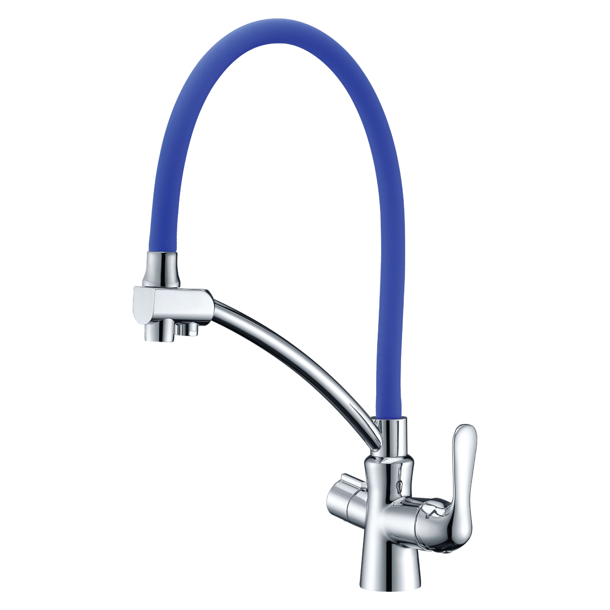 LM3070C-Blue Смеситель Comfort для кухни с подключением к фильтру с питьевой водой LEMARK COMFORT - Вид №2