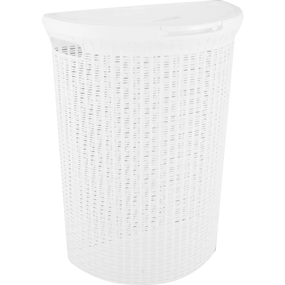 Корзина для белья Эко Стайл 45 л светло-серая БЫТПЛАСТ STLM-2165130