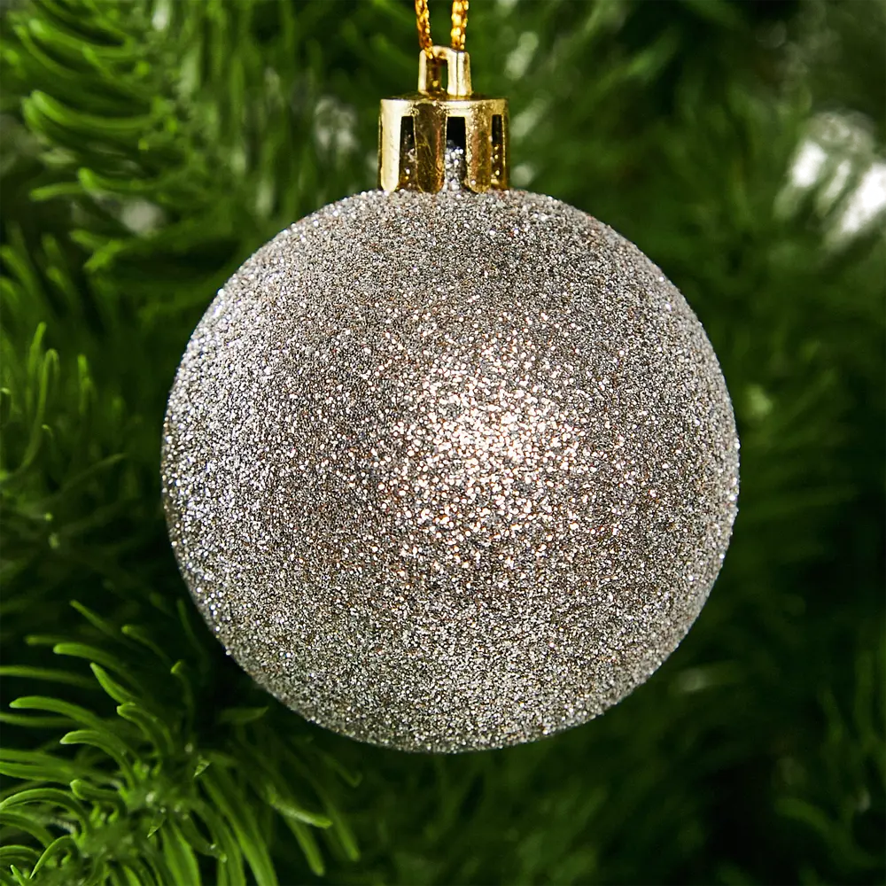 87036352 Набор новогодних шаров Christmas ø8 см цвет зеленый 50 шт. STLM-1541515 Santreyd  - Вид №14