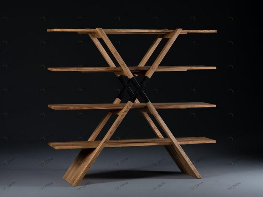 Artisan Двусторонняя полка из массива дерева  Shxxxxyy 