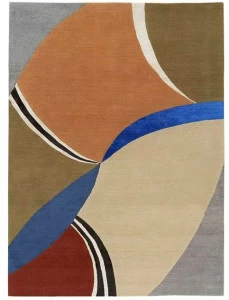 Deirdre Dyson Прямоугольный шерстяной коврик ручной работы Plumage