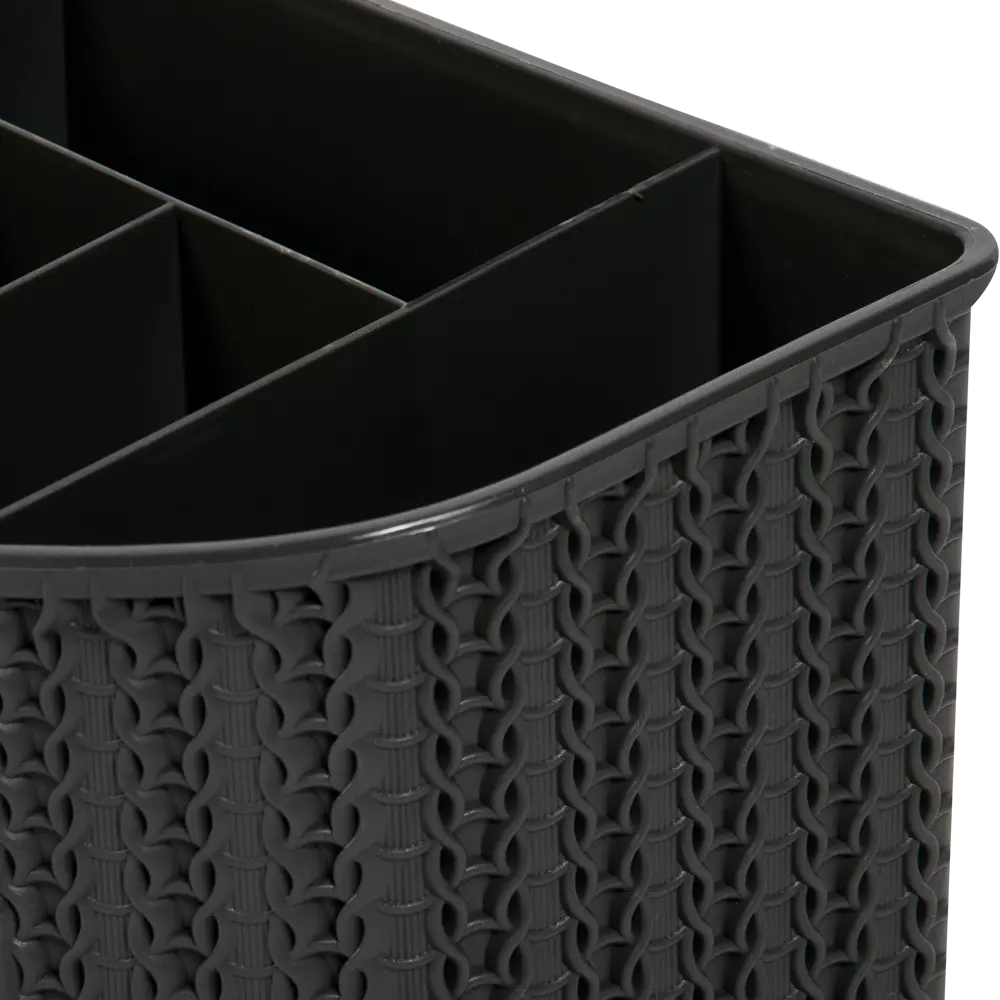 Органайзер для ванной комнаты «Вязание» цвет графит Santreyd STLM-2203151 - Вид №2