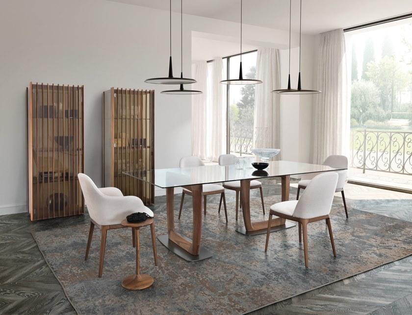 Pacini & Cappellini Прямоугольный обеденный стол из ясеня в современном стиле Aaron 5496 - Вид №3