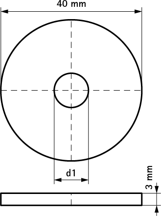 65381508 BIS Strut Шайбы (BUP1000) для создания конструкций из профиля Strut walraven  - Вид №1