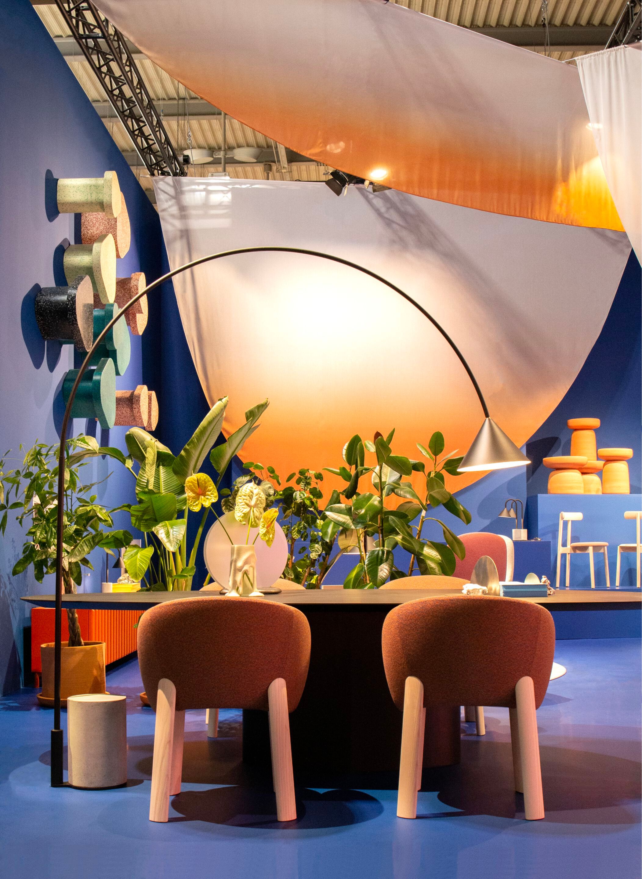 Тканевый мягкий стул с деревянной основой Miniforms Nebula ARCH-00038272 - Вид №5