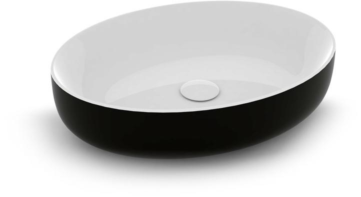 Met42060 Накладная раковина на столешницу  овальная Olympia Ceramica METAMORFOSI - Вид №1