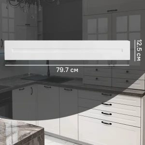 Фасад кухонного шкафа Ньюпорт 79.7x12.5 см KONSENSA МДФ цвет белый 89421724 STLM-2205260
