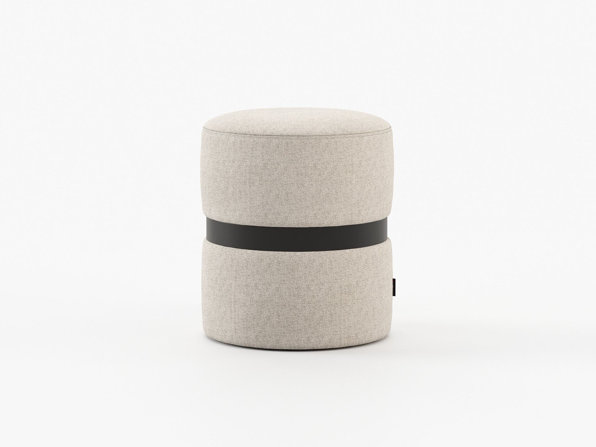 Круглый пуф из ткани Laskasas EDSON ARCH-00084461 - Вид №5