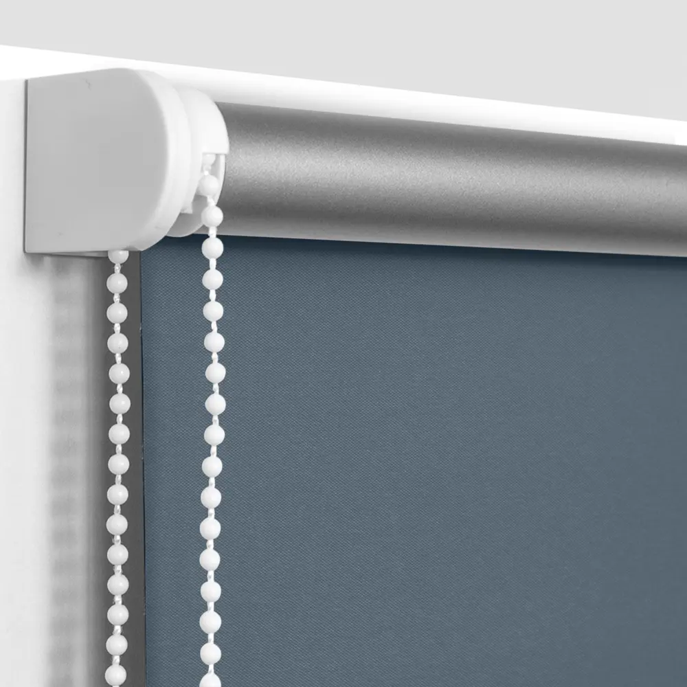 Штора рулонная блэкаут Эскар 50x160 см серо-синяя Denim 1 BLACKOUT STLM-2012644 - Вид №2