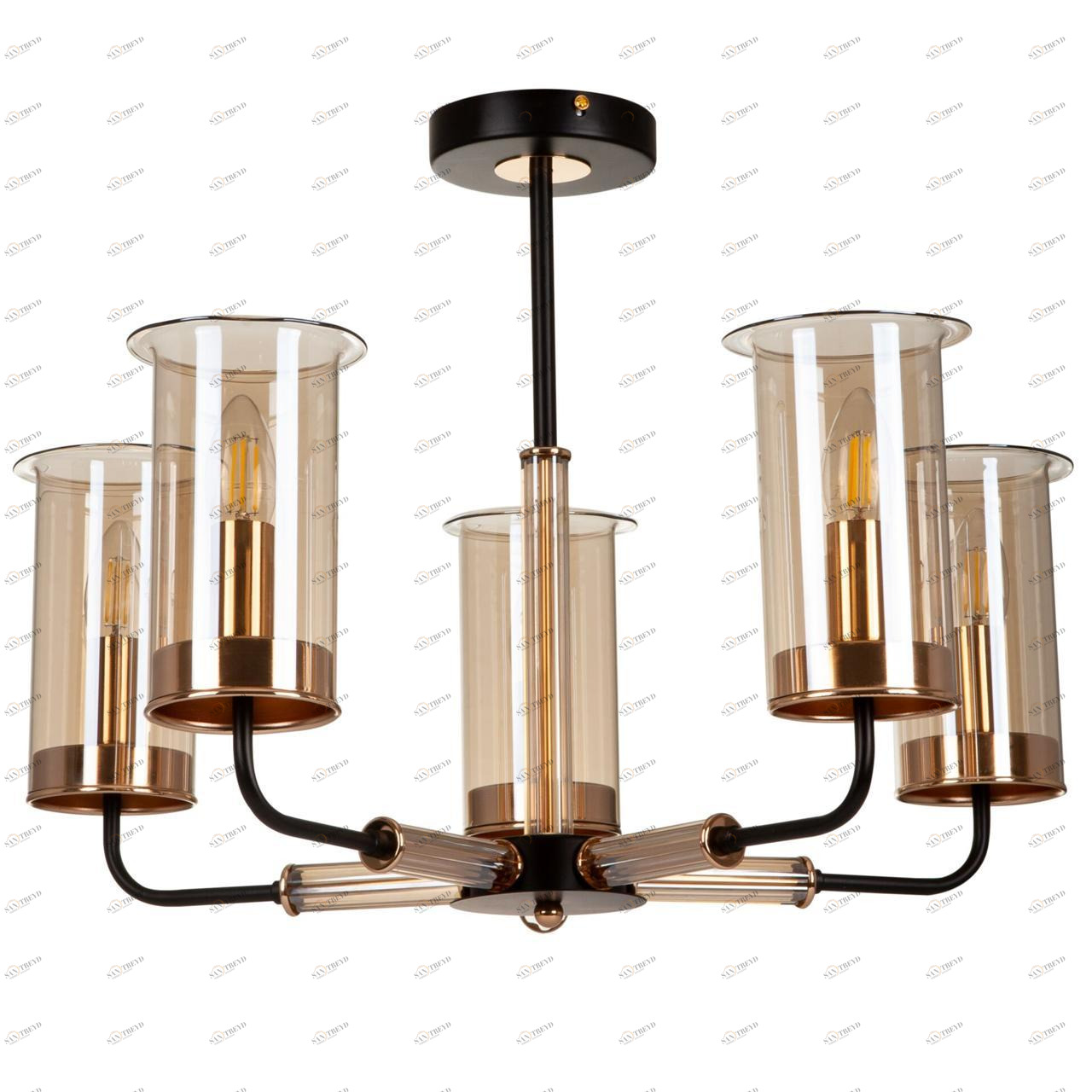 Потолочная люстра Freya Tera FR5029PL-05B FREYA TERA 313559 Янтарный 