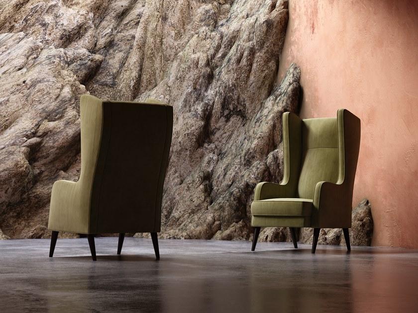 Domkapa Бархатное кресло с подлокотниками  Dkk25  - Вид №6