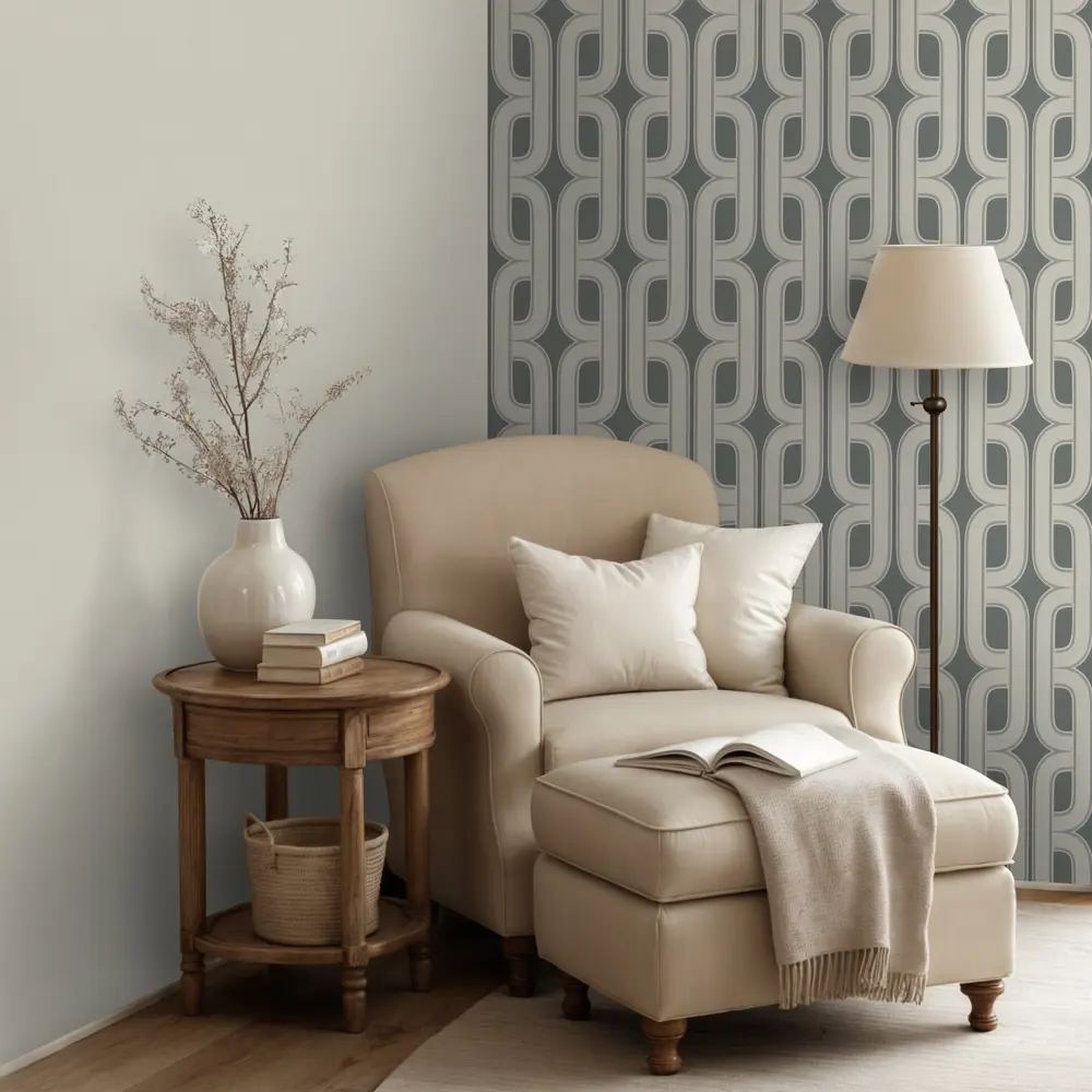 Обои флизелиновые Euro Decor Mansory серые 1.06 м ED7299-11 89423730 STLM-2194590 - Вид №4