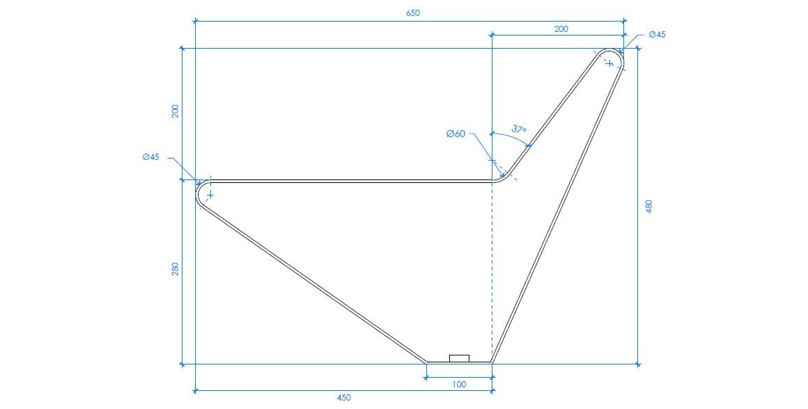 Стальная стойка для велосипедов CITYSì 3919 ARCH-00080184 - Вид №1