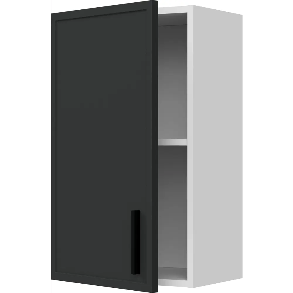 Кухонный шкаф навесной Неро 40x67.6x29 см МДФ цвет графит DELINIA STLM-2064856 - Вид №2