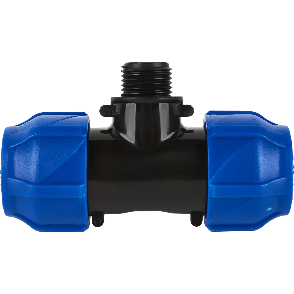 Тройник комбинированный ПНД Valfex 25x1/2"x25 мм НР 1210022501225 STLM-2186219 - Вид №1