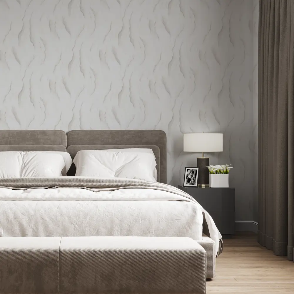 Обои флизелиновые Palitra Home Benua белые 1.06 м HC72401-11 STLM-2042936 - Вид №4