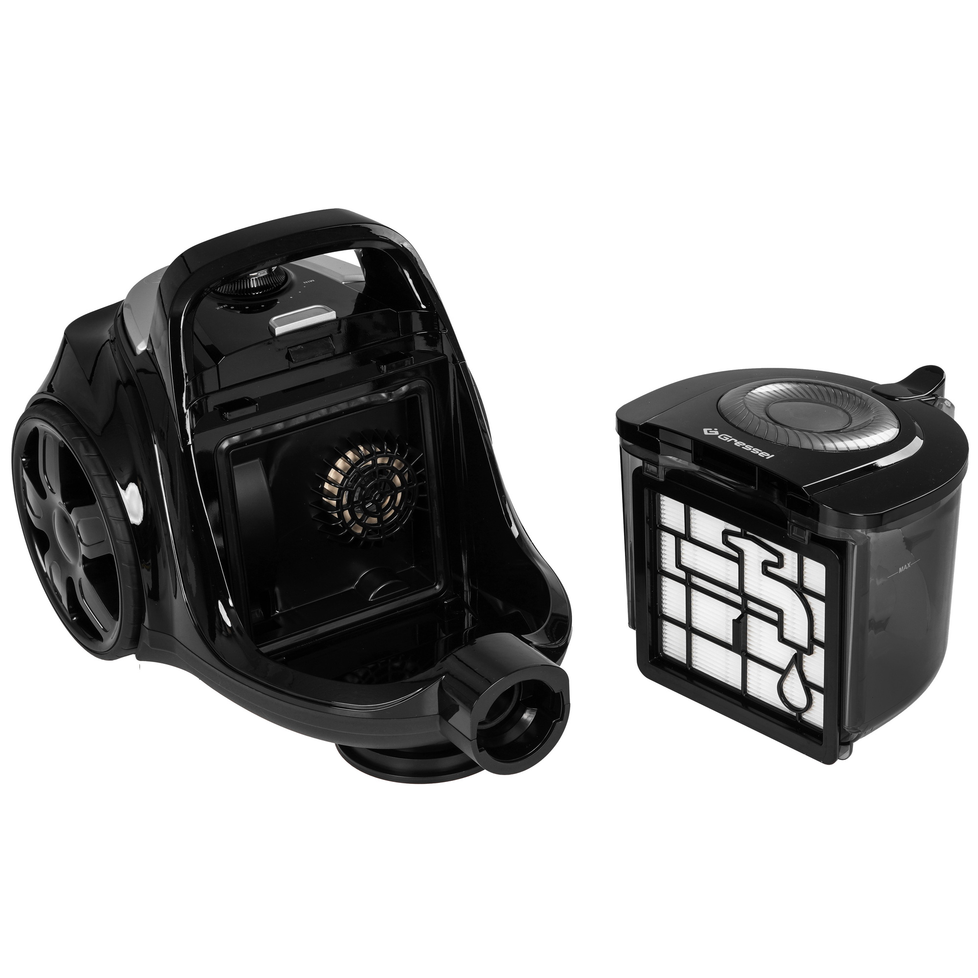 9294314 Пылесос Gressel GVC-6203 черный STDN-0112005 - Вид №7