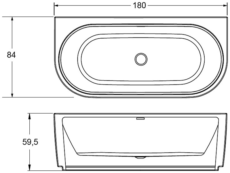 BD0700500000000 Ванна Riho Desire Santreyd - Вид №2