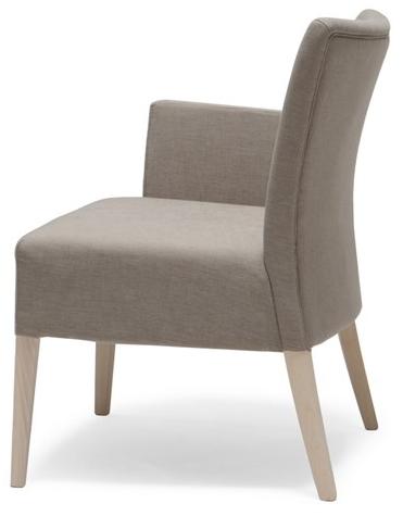 Origins 1971 Кресло с обивкой из ткани с подлокотниками Noblesse sun-id-1402220 - Вид №2