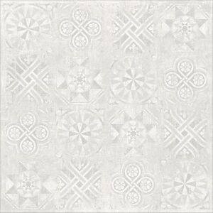 Граните Стоун Цемент декор белый структурированная 1200x1200