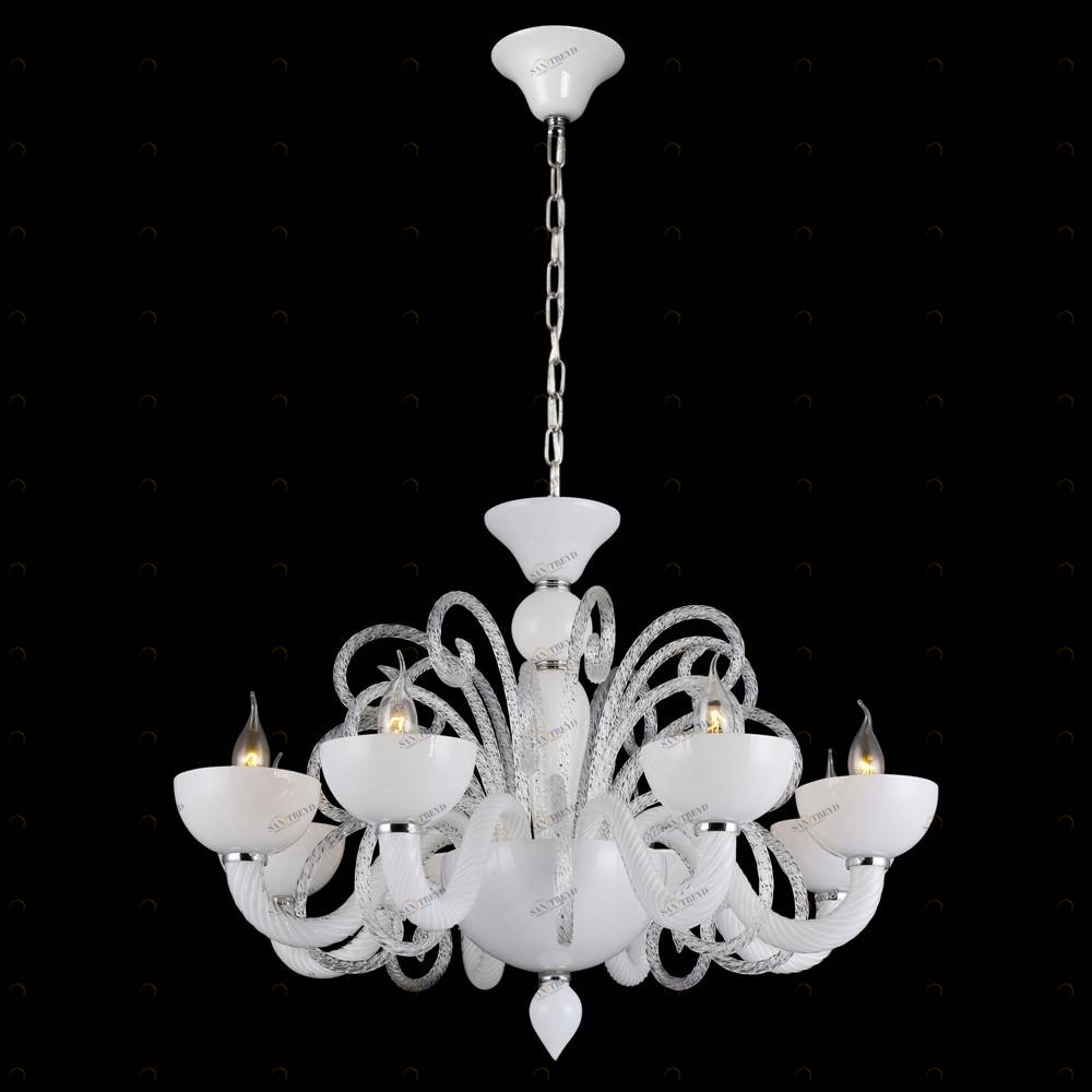Потолочная люстра Crystal Lux Margo SP8 CRYSTAL LUX ДИЗАЙНЕРСКИЕ, MARGO 058702 Белый 