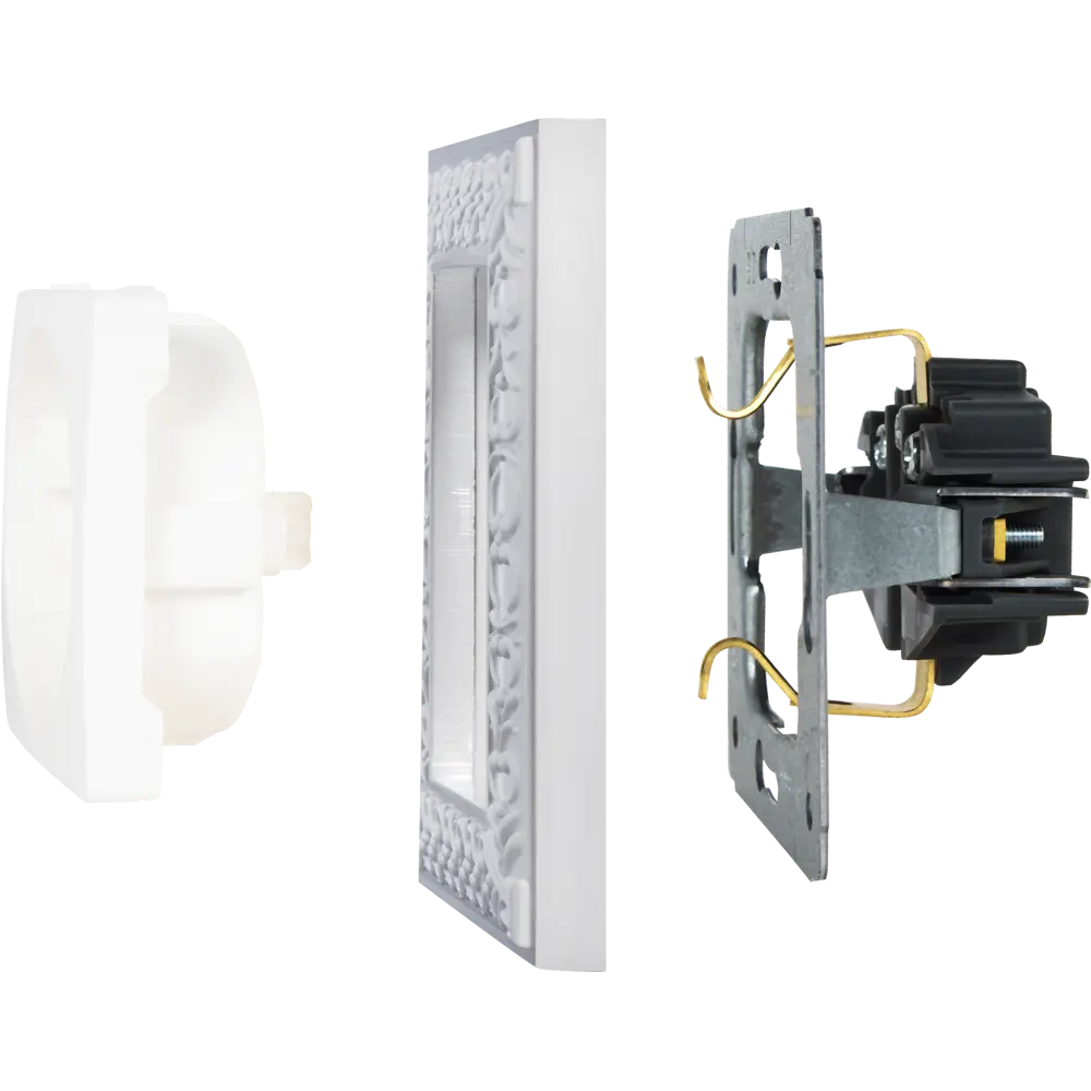 Рамка для розеток и выключателей Werkel Antik 4 поста, цвет жемчужный STLM-2203624 - Вид №3