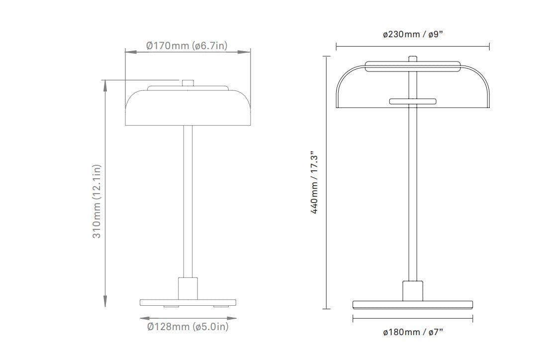 Светодиодная настольная лампа из дутого стекла Nuura Blossi ARCH-00150836 - Вид №8