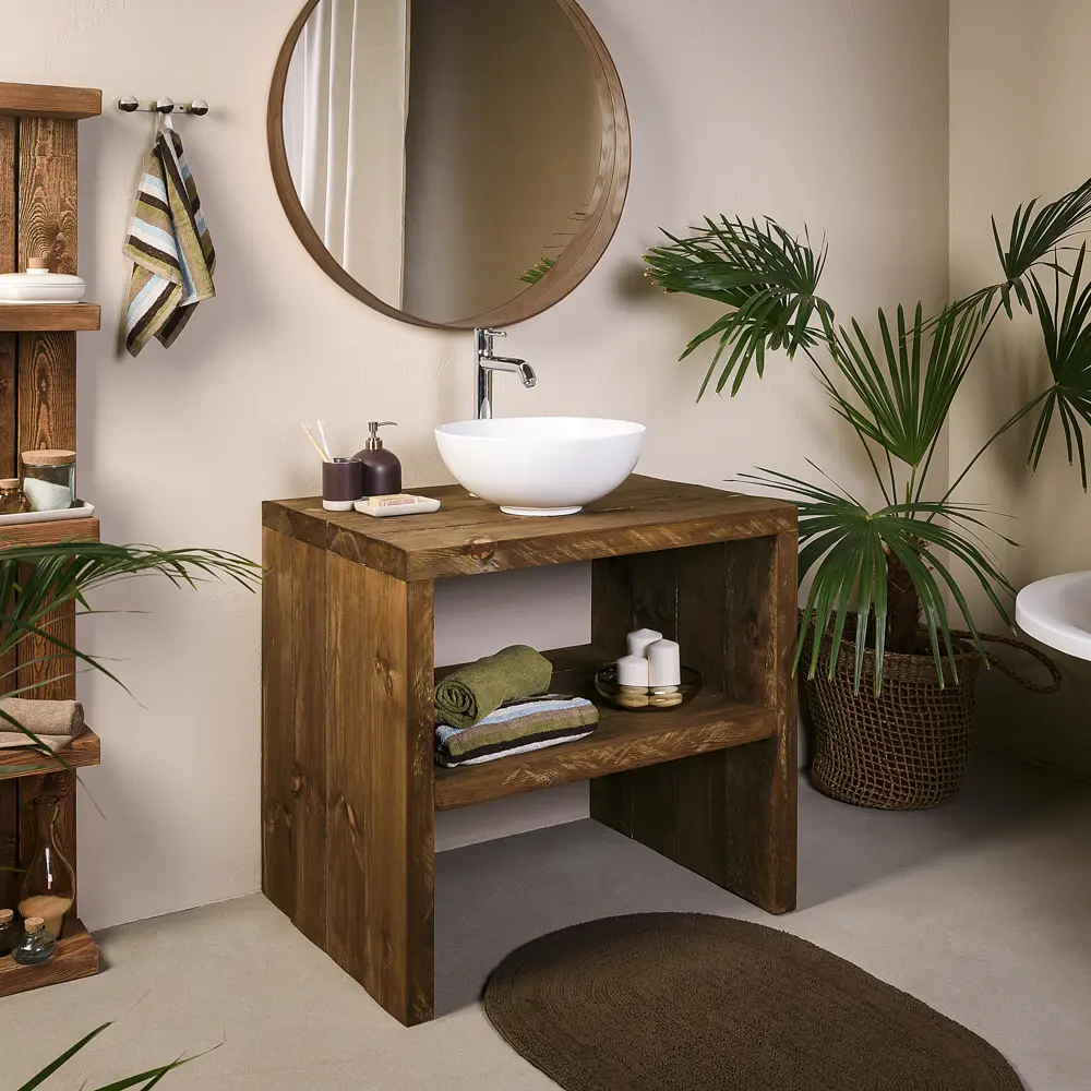 Стакан для зубных щёток Moroshka Naturel керамика цвет бежевый STLM-2066004 - Вид №7