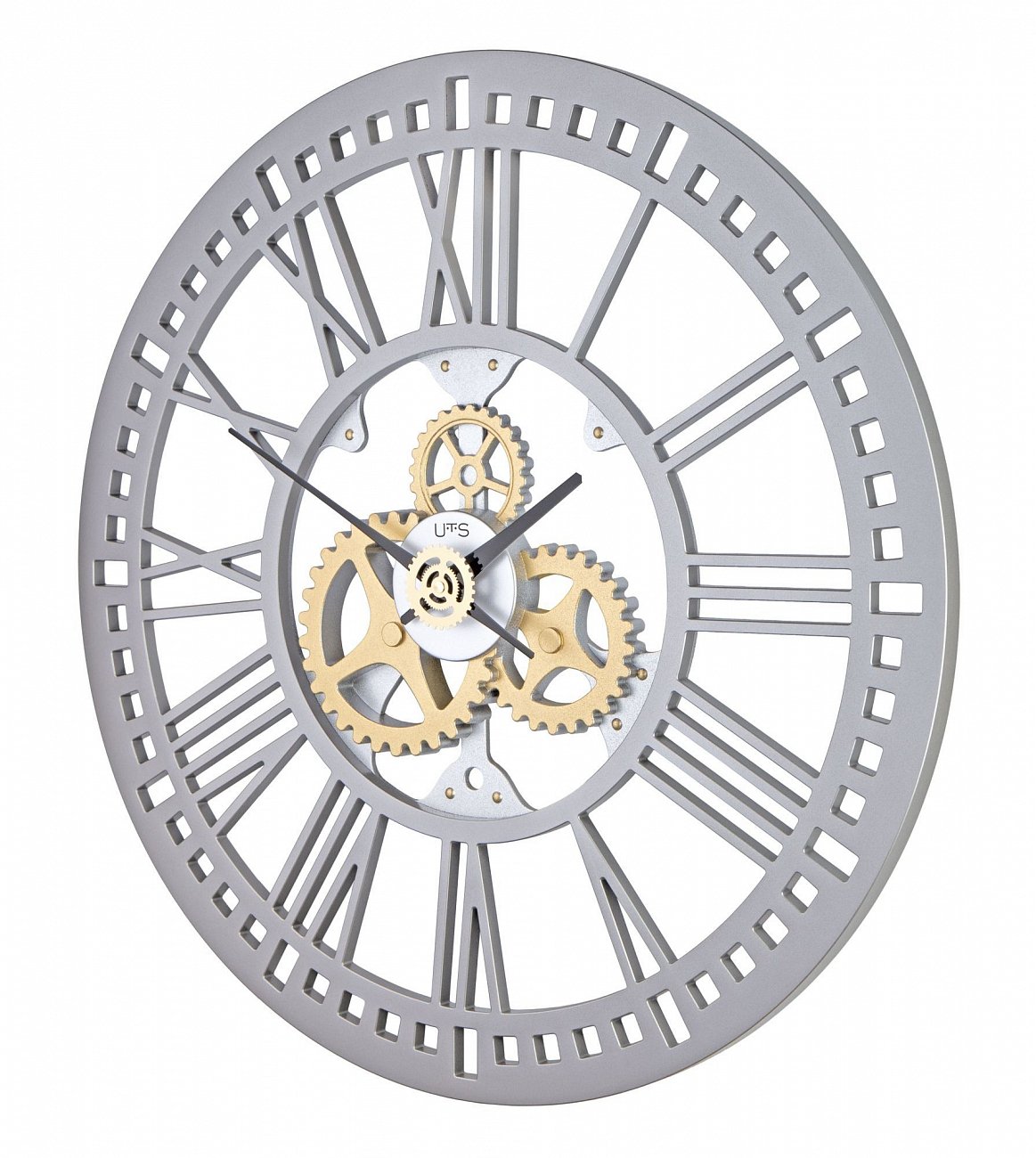 Часы настенные серебристые Tomas Stern 9027 TOMAS STERN ДИЗАЙНЕРСКИЕ 00-3872776 Серебро  - Вид №1