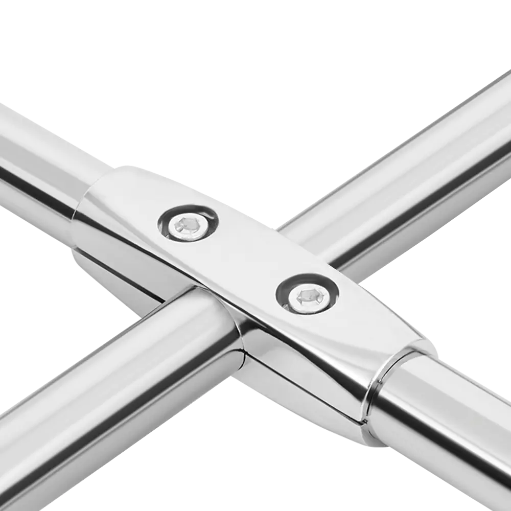 Соединитель 3-х труб крестом, цвет хром PALLADIUM STLM-2211712 - Вид №2