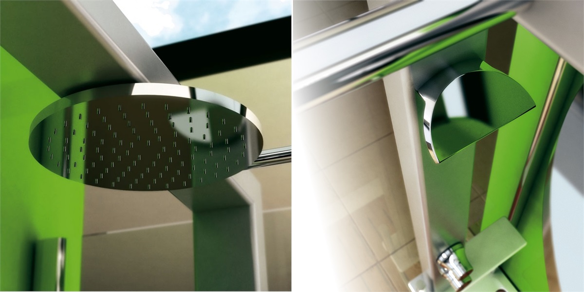 Душевое ограждение с колонной Start 140х90 9447-11820 Sx Jacuzzi 944711820SX - Вид №1