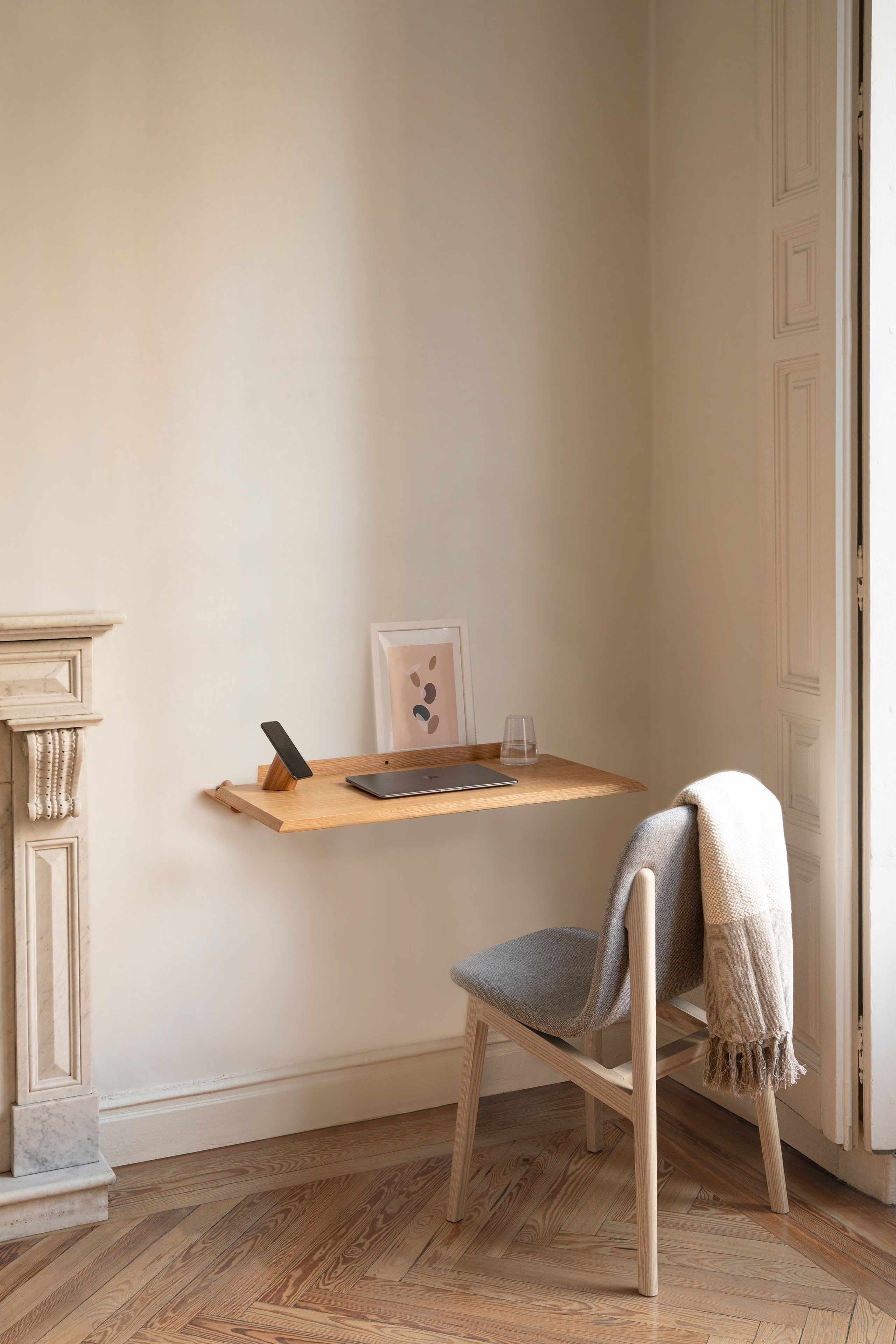 Подвесной письменный стол из дуба Woodendot ALADA ARCH-00038055 - Вид №6