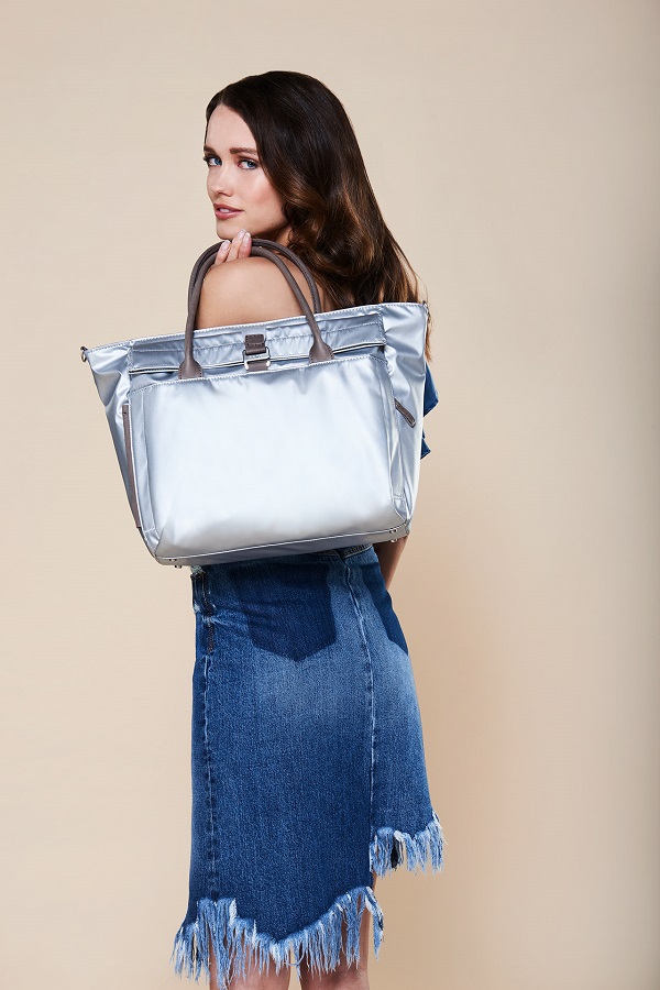 6013003 Сумка ° lou shiny silver SENZ  - Вид №2