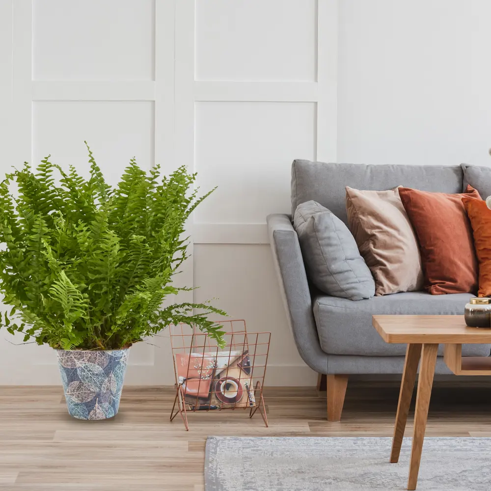 Горшок цветочный Ingreen London ø20 h18.3 см v4 л пластик туманное утро Фиджи декор STLM-2173582 - Вид №2