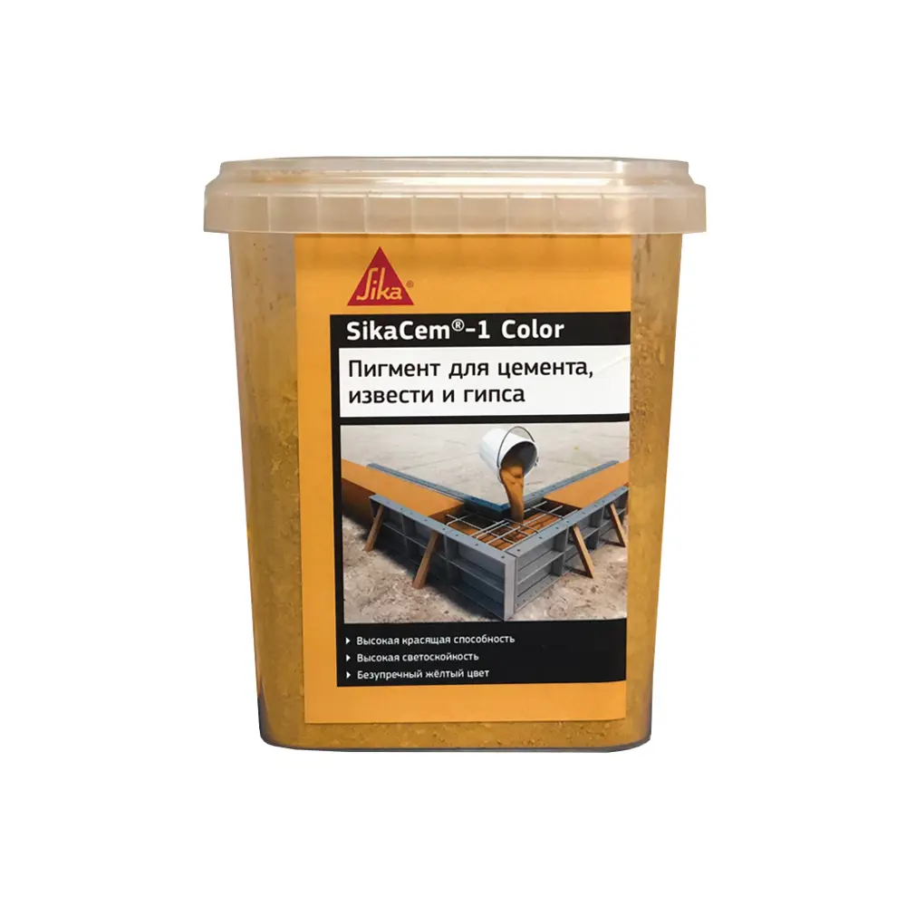 Краситель SikaCem-1 Color желтый 0.5 кг STLM-2115610