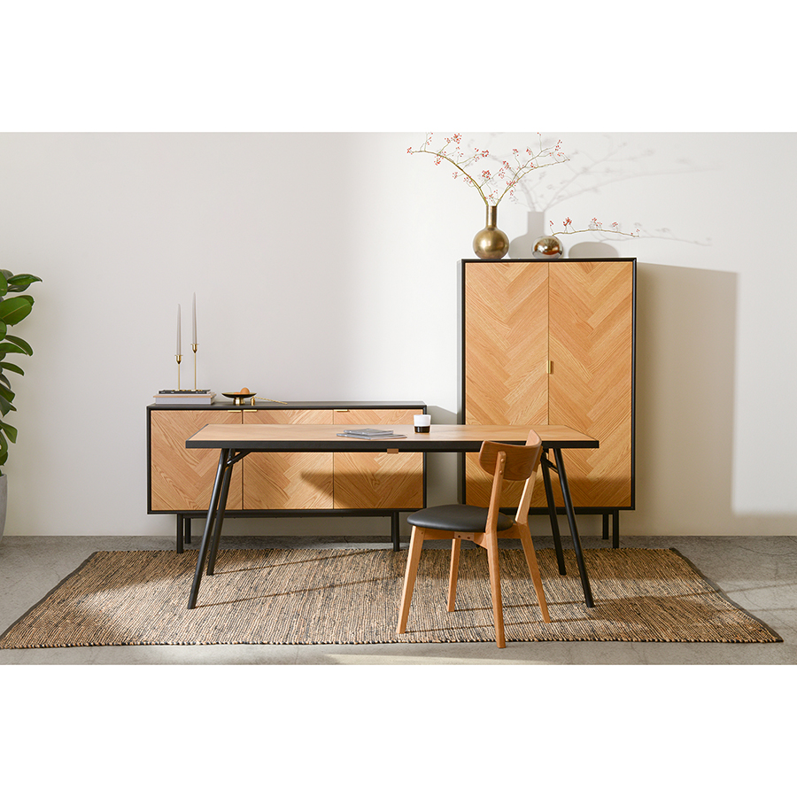 42163160 Шкаф , calvi, 95х40х160 см Unique Furniture  - Вид №7