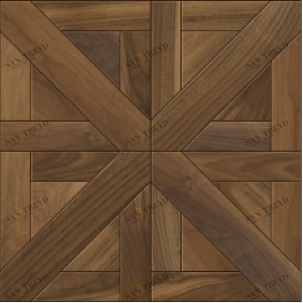 Модульный паркет Da Vinci Инженерный модульный паркет из ореха Плат Орех Европейский (Грецкий) Селект (Гладкая) 620х620 мм 2600600076