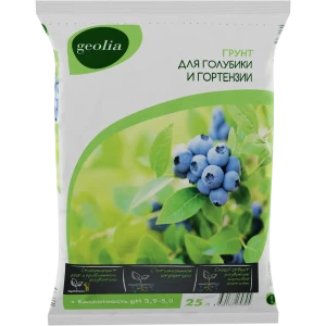 Грунт Geolia для голубики и гортензии 25 л 87225301 STLM-2012456