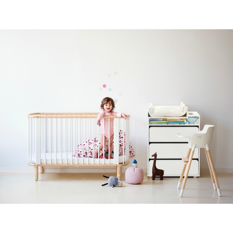 Стол пеленальный Flexa Baby с тремя ящиками, белый, 96х72х43,5/72 см 901066140 - Вид №12