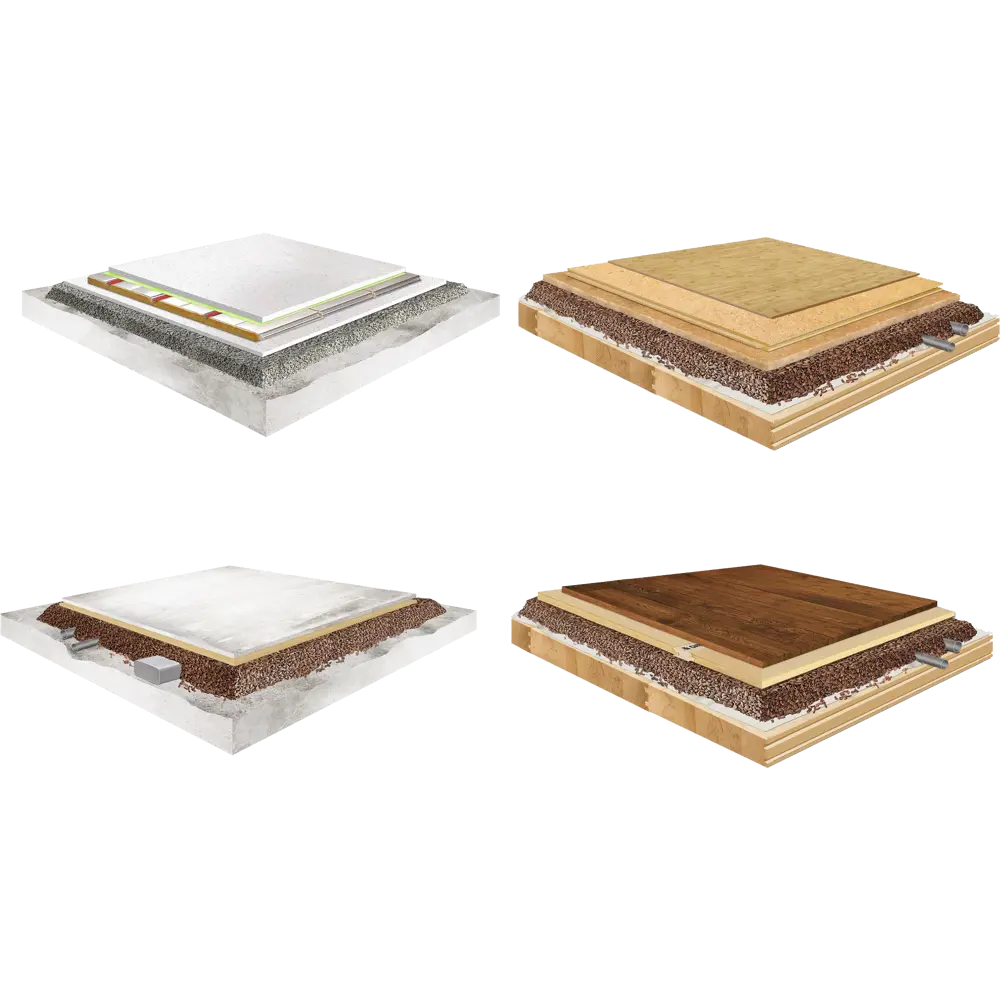 Шумоизоляционная сухая стяжка пола Cemwood CW1000 50л 87075611 STLM-2079973  - Вид №7