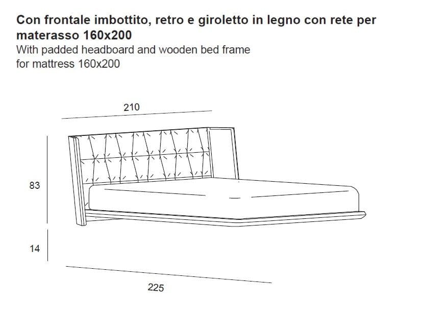 Двуспальная кровать Voltan OLIMPIA ARCH-00138691 - Вид №3