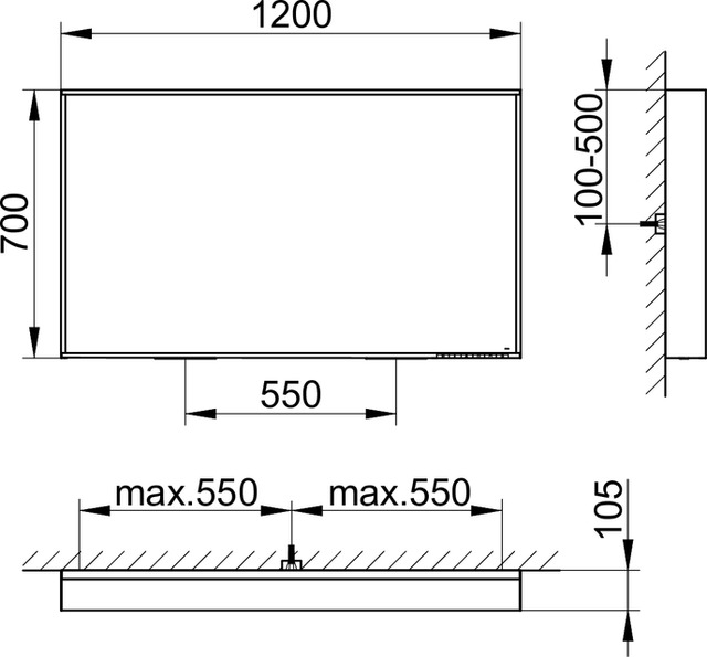 33098ZZ2503 Зеркало с подсветкой KEUCO Plan - Вид №11
