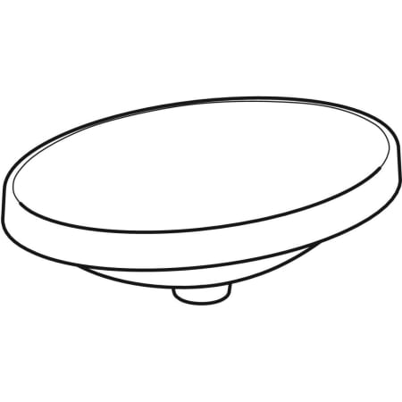 500.710.01.2 Встраиваемая раковина Geberit VariForm овальной формы Geberit  - Вид №10