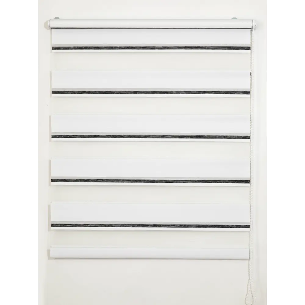 Штора рулонная день-ночь Лечче 160x175 см серо-молочная MIAMOZA STLM-2051394