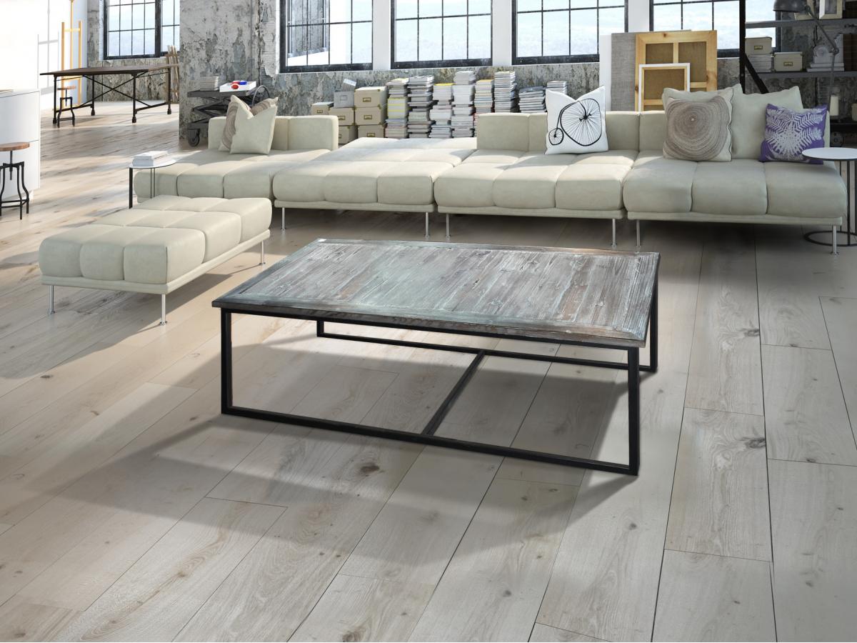 064400 Стол журнальный 130 см серый Schuller Lecco