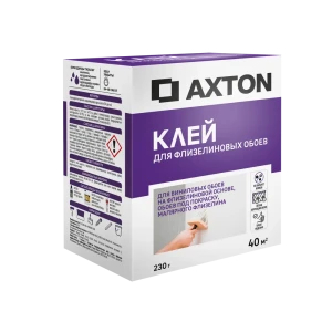 Клей для флизелиновых обоев Axton 40 м² 230гр 89341932 STLM-2165763