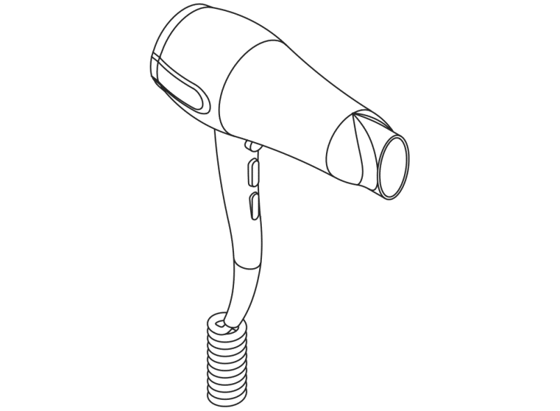 950.08.103 фен HEWI Universalprodukte  - Вид №4
