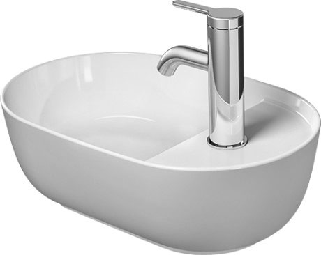 0381420000 Подвесная раковина настенная овальная Duravit Luv - Вид №1