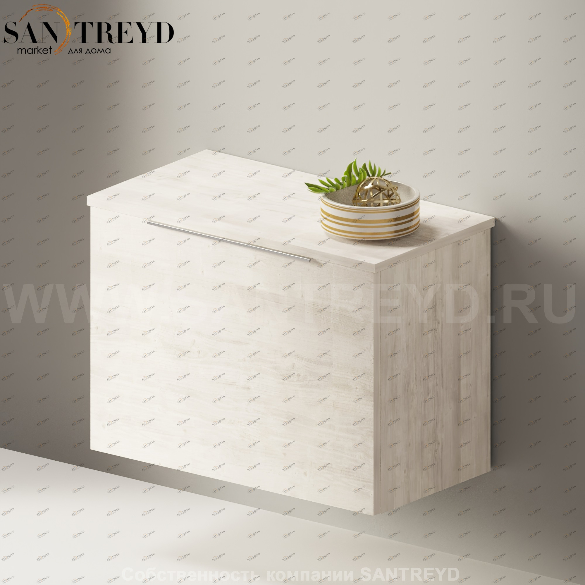 Flaminia BOX Настенная тумба 70 см с 1 ящиком BX422.WR Ceramica Flaminia BX422WR