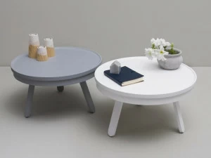 Woodendot Круглый стол из лакированного ясеня с вещевым ящиком